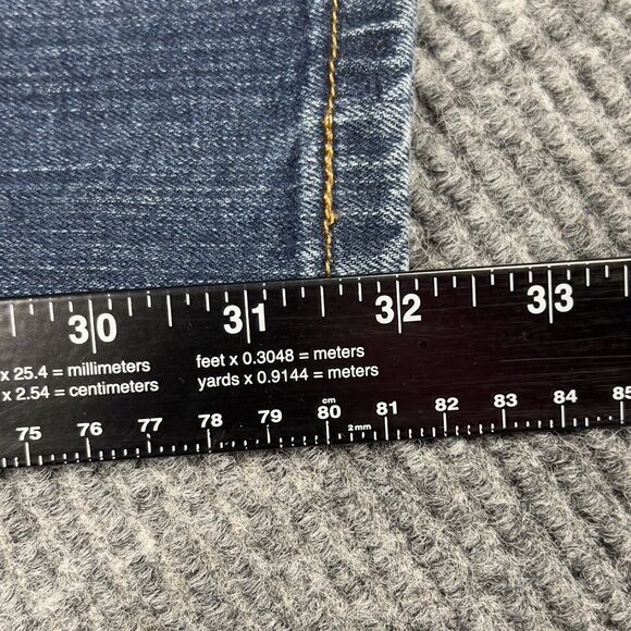 Wrangler Jeans Men 40x32 Blue Denim Pants Straight Leg Cotton Regular Fit Mexico - Picture 16 of 16